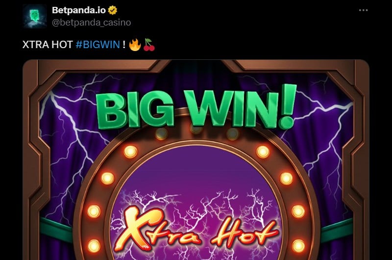 Twitter BetPanda 250K XTRA HOT Win